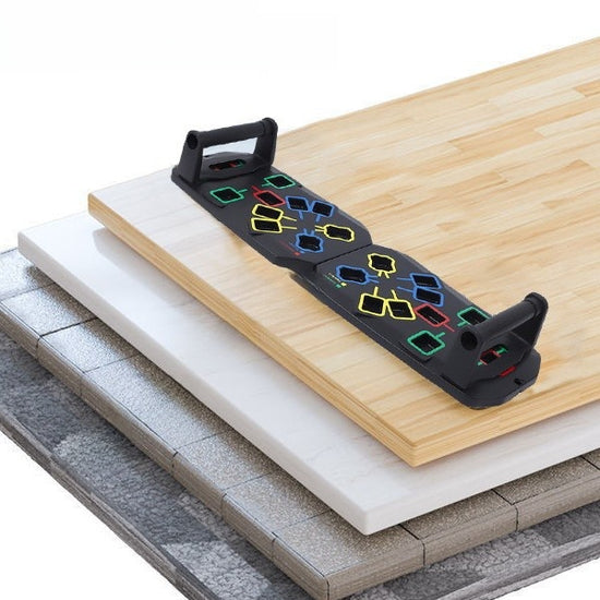 Foldable Multi-Functional Push-Up Board for Home Fitness