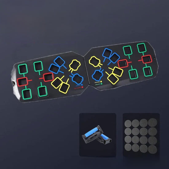 Foldable Multi-Functional Push-Up Board for Home Fitness