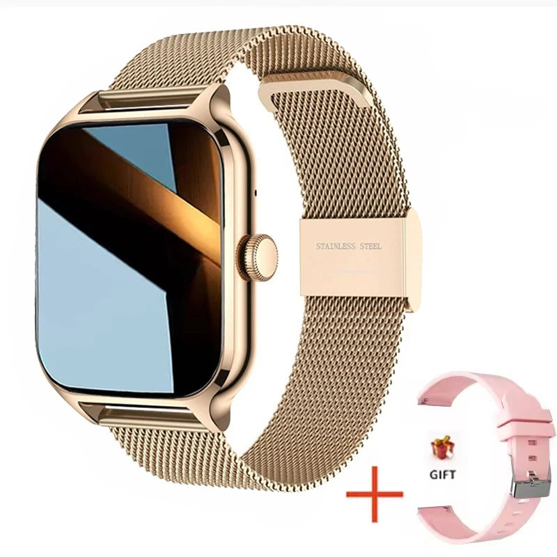 2026 Smart Watch Android IOS Phone 2.01 Inch Color Screen Bluetooth Answer Call Fitness Watches Tracker Smartwatch Women Men