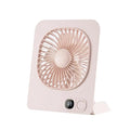 Magnetic Desk Fan, USB Rechargeable Portable Table Fan, Digital Display Mini Desktop Cooling Fan for Office Home & Students
