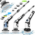 TINSOL 11-in-1 Multifunctional Electric Cleaning Brush Voice Rechargeable Smart Rotary Cleaning Brush Kitchen Cleaning Brush