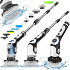 TINSOL 11-in-1 Multifunctional Electric Cleaning Brush Voice Rechargeable Smart Rotary Cleaning Brush Kitchen Cleaning Brush