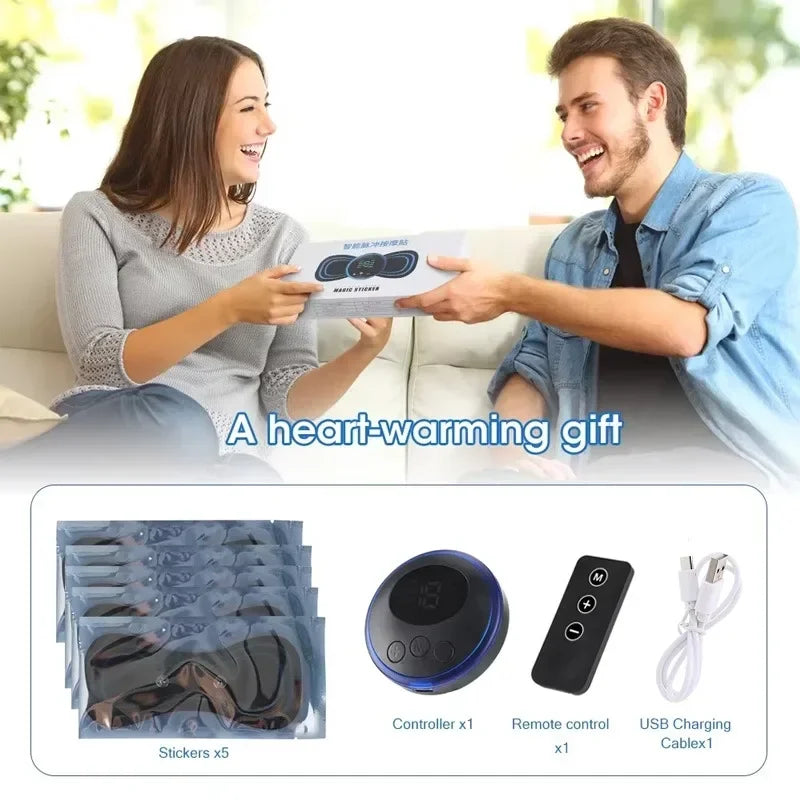 Neck Rechargeable Massager Electric Neck Massage Cervical Vertebra Massage Patch for Muscle Pain Relief,Support Dropshipping