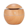 Mini Electric Humidifier for Bedroom Desktop USB Cool Mist Sprayer Aromatherapy Essential Oil Diffuser Wood Grain Air Humidifier
