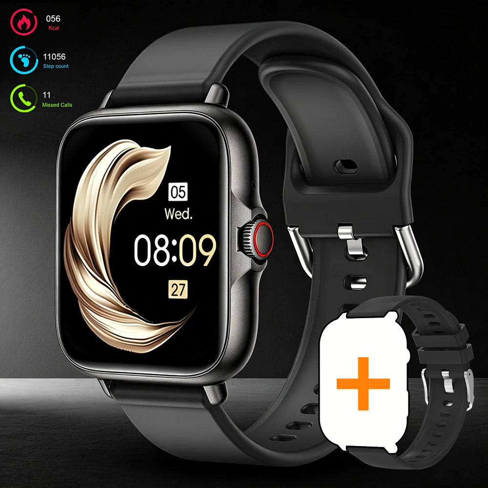 [Screen Smartphone Compatible] Smartwatch with Calling, Camera, Music & Fitness | Latest Model for Android/iPhone