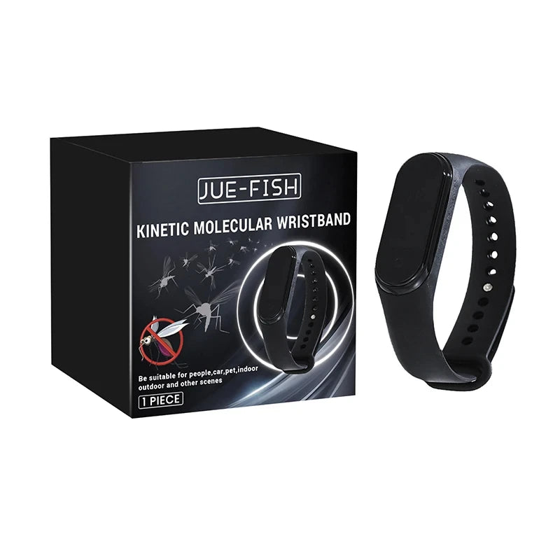 Mosquito Repellent Unisex Wristband Wearable Physical Ultrasonic Non-Chemical For Home Outdoor Sport Include 2 Batteries New