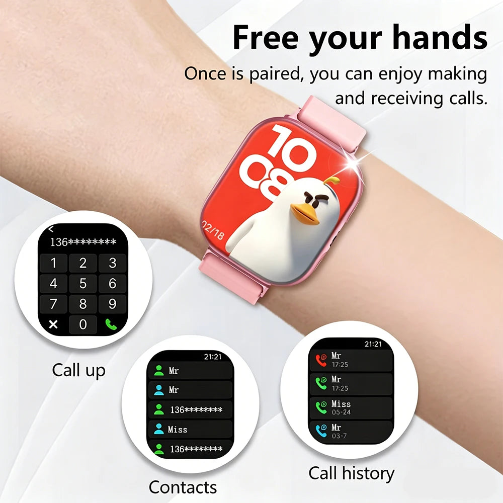 [Screen Smartphone Compatible] Smartwatch with Calling, Camera, Music & Fitness | Latest Model for Android/iPhone