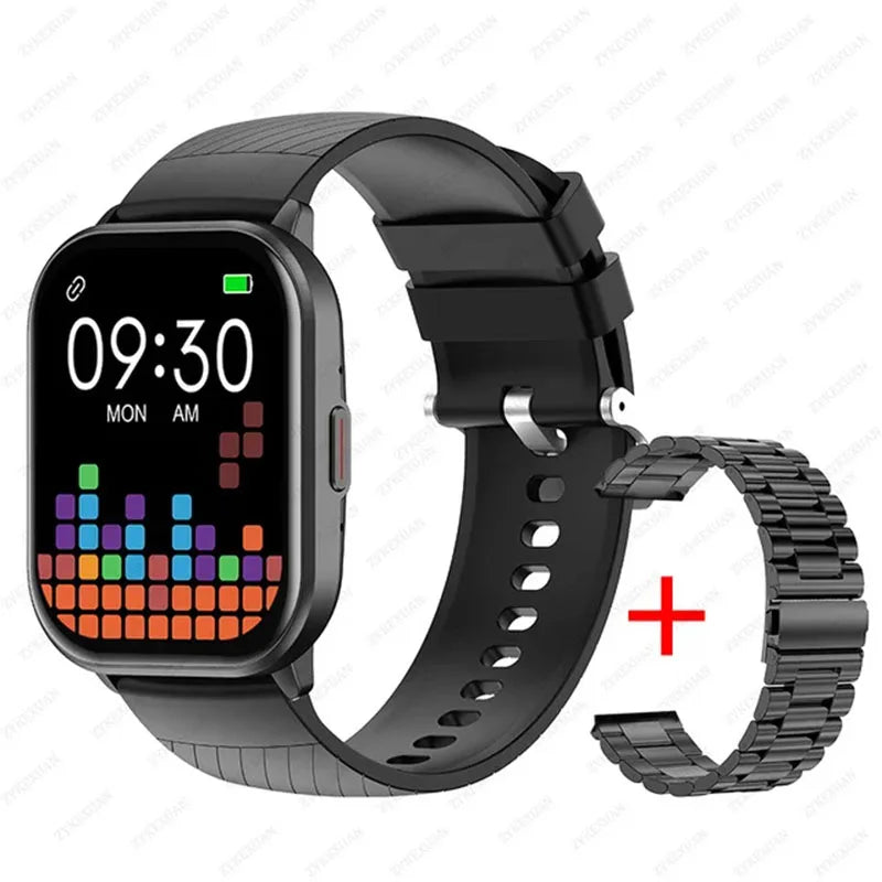 2026 New Smart Watch Men Women Heart Rate 1.83 Inch AMOLED Screen Waterproof Bluetooth Call Sports Smart watches For iOS Android