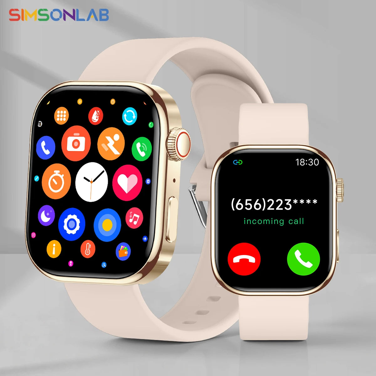 NEW Electronics Smartwatch 2.01"HD Screen Heart Rate Monitoring Bluetooth Call Multi-Sport Modes Watch for Women Men Gift Choice