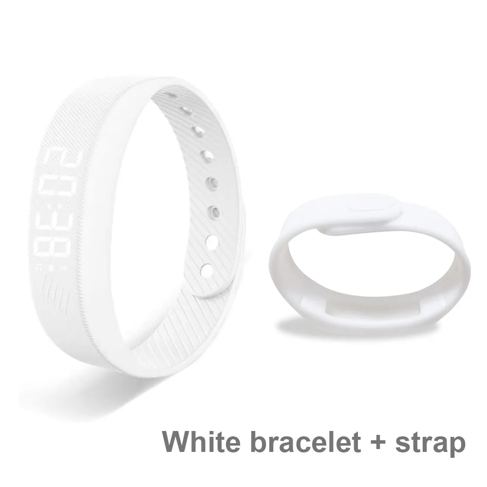 Smart Bracelet LED Digital Waterproof Smart Clock Smartband With running pedometer Monitor Smart Band Vibration Alarm Reminder