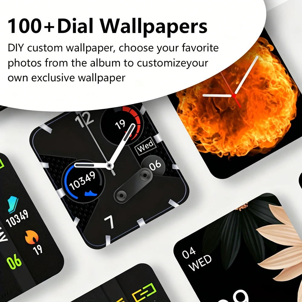 [Screen Smartphone Compatible] Smartwatch with Calling, Camera, Music & Fitness | Latest Model for Android/iPhone