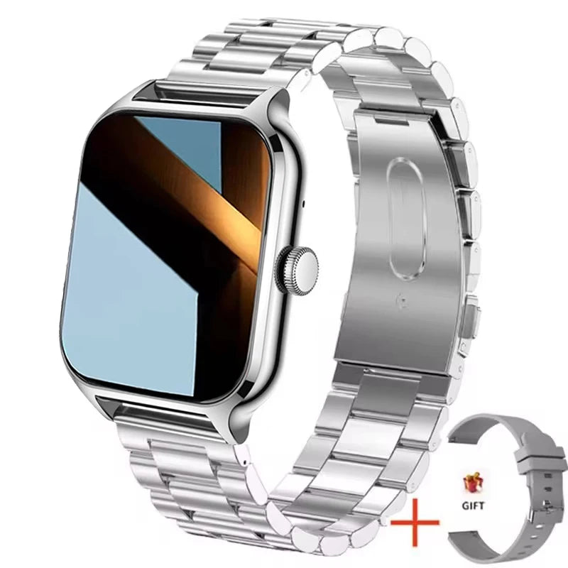 2026 Smart Watch Android IOS Phone 2.01 Inch Color Screen Bluetooth Answer Call Fitness Watches Tracker Smartwatch Women Men
