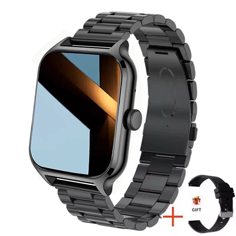 2026 Smart Watch Android IOS Phone 2.01 Inch Color Screen Bluetooth Answer Call Fitness Watches Tracker Smartwatch Women Men