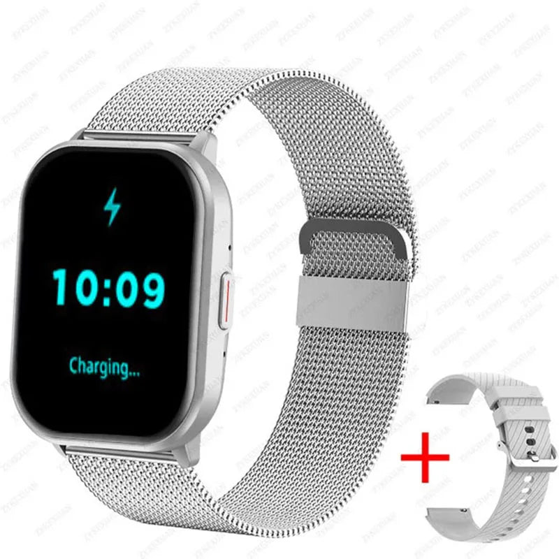 2026 New Smart Watch Men Women Heart Rate 1.83 Inch AMOLED Screen Waterproof Bluetooth Call Sports Smart watches For iOS Android