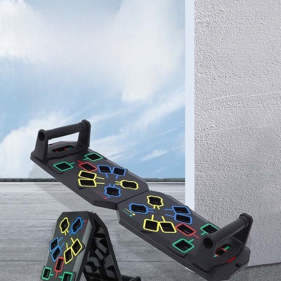 Foldable Multi-Functional Push-Up Board for Home Fitness